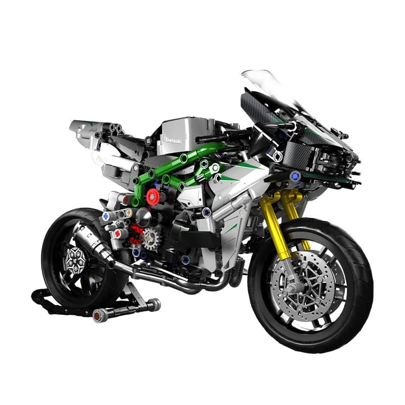 dOvObMotorcycle Building Blocks Set, 858 Pieces Bricks, Compatible with Major Brands