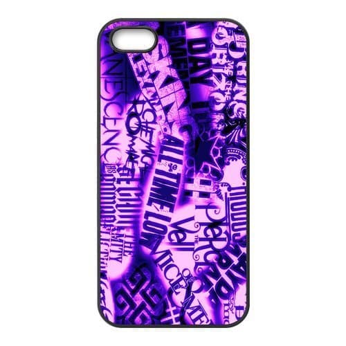 iPhone 5,5s Case,Custom PTV Durable Protector Back Cover Case for iPhone 5 5s TPU