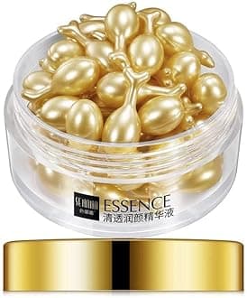 Active Skin Repair, Nourishing Anti Aging Night Serum Capsules for Face - Vitamin E, Supports Facial Skin Brightening and Corrects Dark Spots (1)