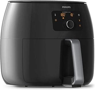 Versuni Philips Viva Collection Airfryer XXL with Fat Removal Technology, 2225W, Extra Large Size For Entire Family - HD9650/99, 1.4 KG Capacity, 2225 Watt, Black