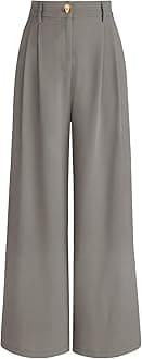 AUTOMET womens AUTOMET Wide Leg Dress Pants Modern
