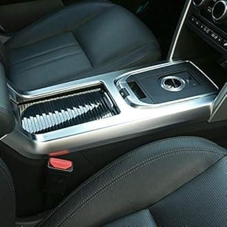 Car Gear Shift Panel Cover Frames 1pc for Land Rover Discovery Sport 2015 2016 2017 2018 2019(Silver)