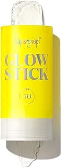 Glow Stick SPF 50, 1.23 oz - Dry Oil Sunscreen Stick for Face & Body - Brightens & Hydrates for a Healthy Glow - Mess-Free, Travel-Friendly SPF