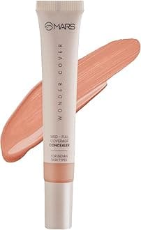MARS Wonder Cover Liquid Concealer | Creaseproof & Easy to Blend Concealer for Face Makeup (12ml) (SHADE-06)