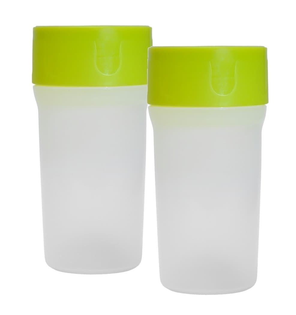 Litecup TWIN PACK - the no-spill sippy cup that lights up - Green