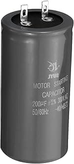 PATIKIL CD60 Motor Start Capacitor 200uf 300V 50/60Hz Running Capacitor for Air Conditioners, Electric Motors