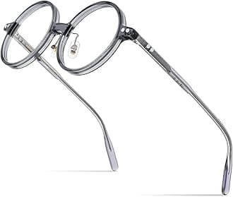 Acetate Men Vintage Round Optical Glasses Frame Spectacles Optical Eyeglasses Zolman