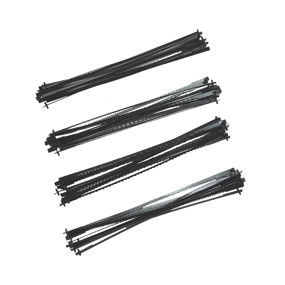 FOXBC 5-Inch Scroll Saw Blade Pin End Replacement for Wen 3921 3923, Dremel, Craftsman, Penn State, Delta, Ryobi and All 15in.and 16in.Scroll Saw - 48 Pack