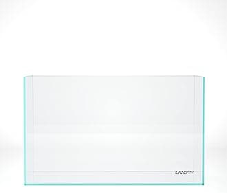 LANDEN 60P 16 Gallon Rimless Low Iron Aquarium Tank, 23.6" W × 11.8" D × 14.2" H (60cm x 30cm x 36cm) 6mm Thickness with Nano Foam Leveling Mat