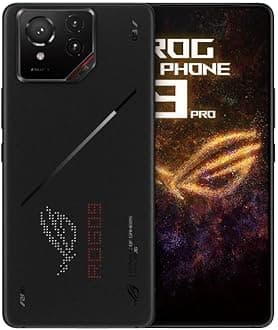 ROG Phone 9 Pro AI2501 512GB 16GB RAM Factory Unlocked (GSM Only | No CDMA – not Compatible with Verizon/Sprint) Global Version - Phantom Black