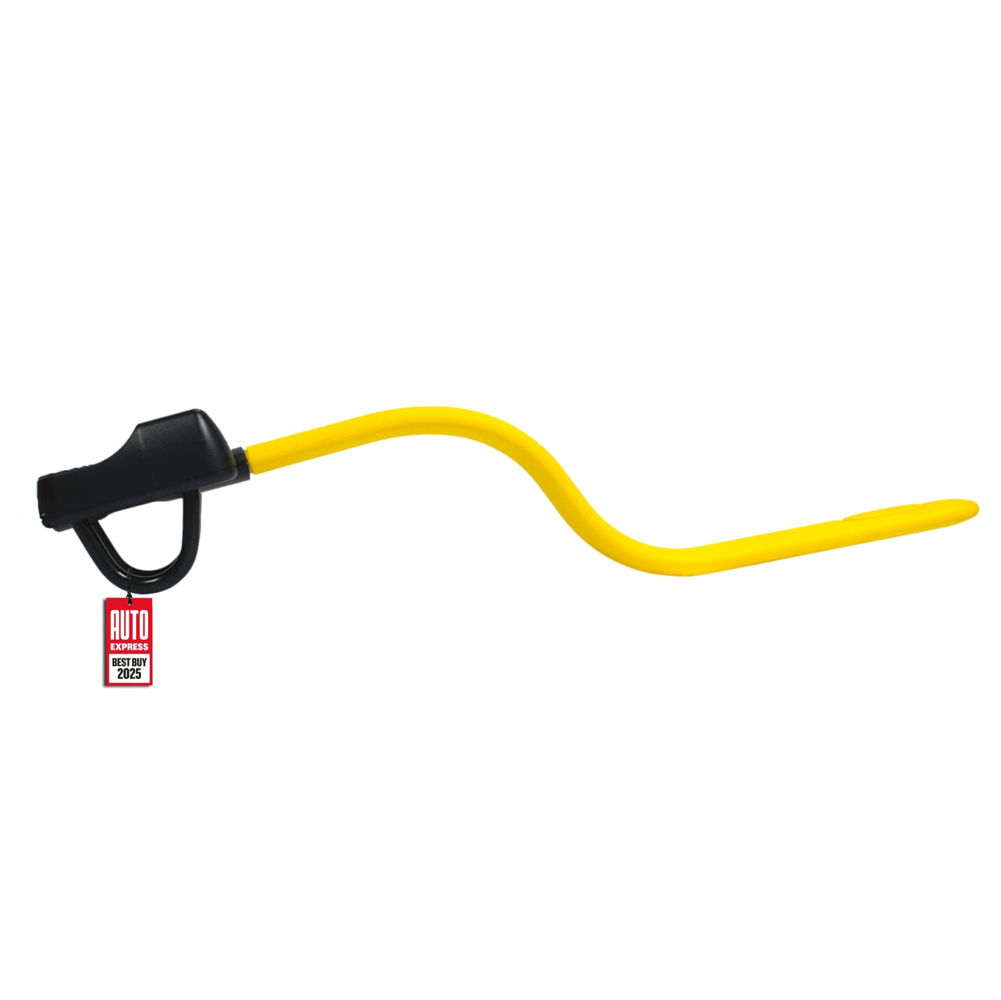 Stoplock Pro Elite Car Steering Wheel Lock HG 150-00 - Safe Secure Heavy Duty Anti-Theft Bar - Universal Fit - Includes 2 Keys and Carry Bag, Black/Yellow, 1 Unit