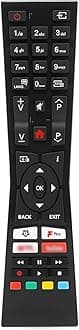 Replacement Remote RM-C3236 for JVC Remote Control Smart 4K UHD Ultra HD HDR LED LCD TVs RM-C3231 RM-C3232 RM-C3338 RM-C3339 RC43101, No Setup Required