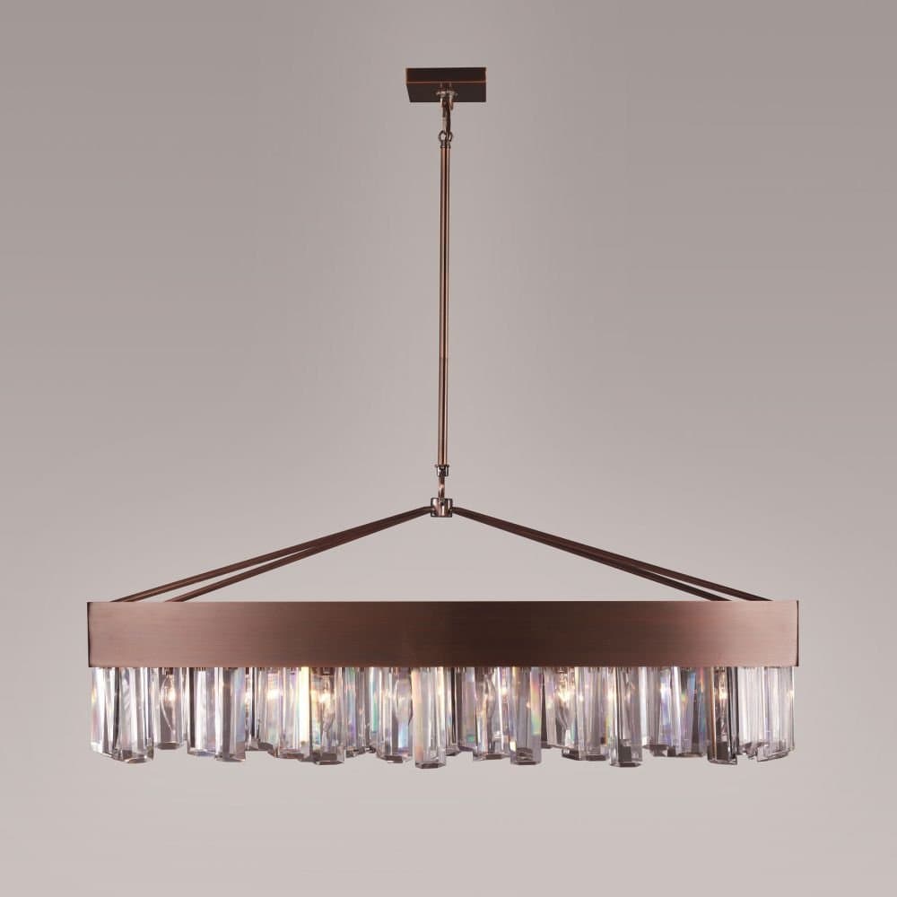 CD10079-8ACP Cuspis Chandelier, Antique Copper