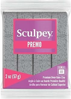 Premo Polymer Clay (2 Ounces, Grey Granite)
