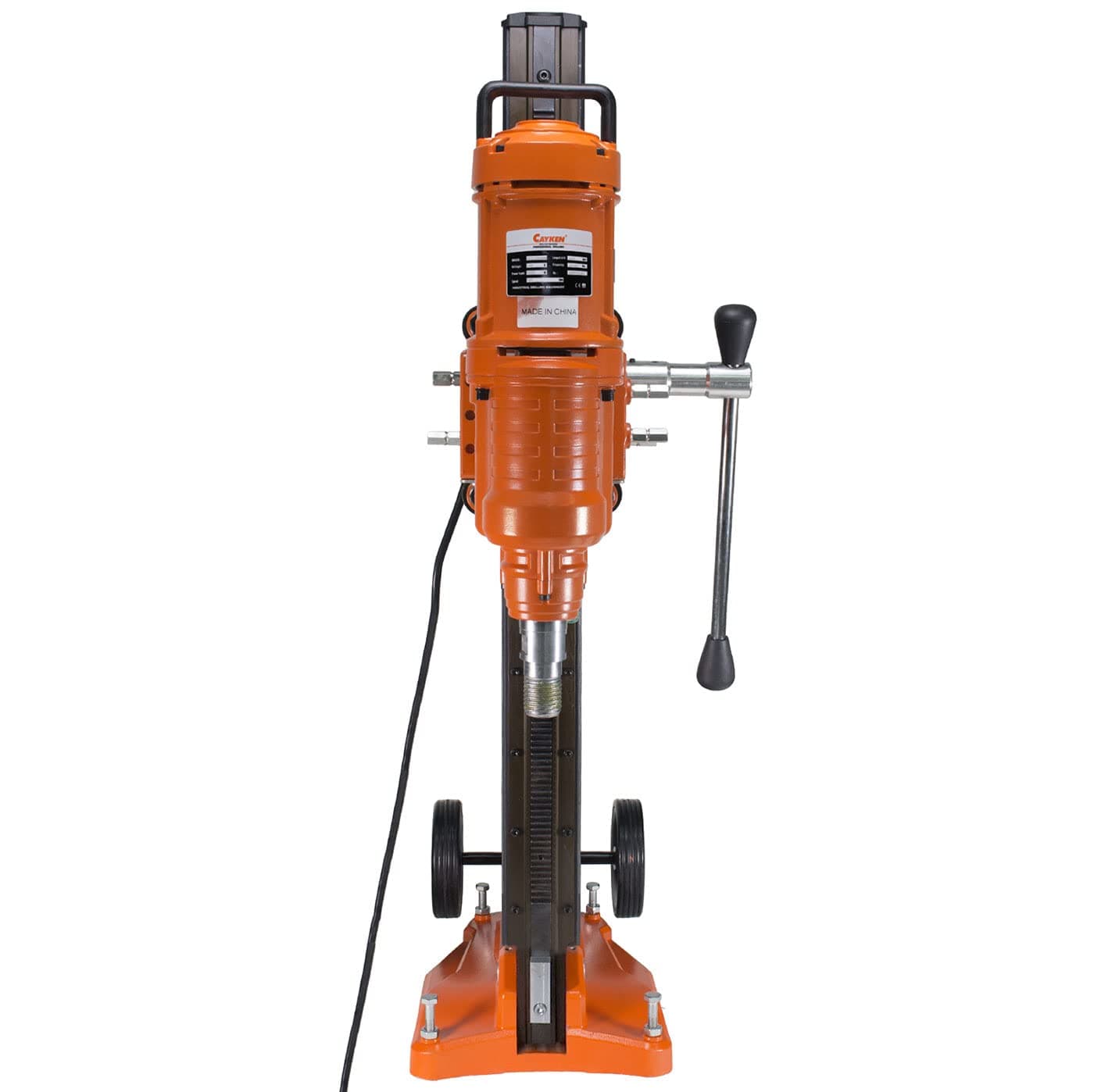 10in. Diamond Core Drill Rig with 580F Adjustable Angle Vacuum Plate Stand