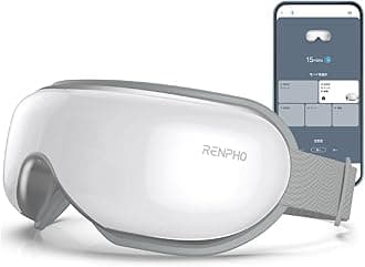 RENPHO Eye Warmer with Smartphone, Second Generation, Eye Area, Equipped with 3D Airbag Technology, DIY Mode, Heating Function, Adjustable Strength, Hot Eye Mask, Bluetooth Music, Eye Care, 180°