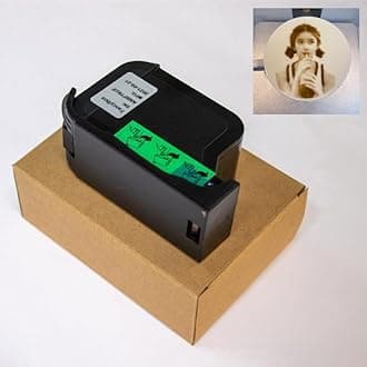 EVEBOT Brown Coffee Printer Ink Cartridge Replacement for EB-FC1, Printing Coffee Latte Art on Cappuccino, Macarons, Cookies for Christmas Birthday, EB-FC1 Fancy Box (Brown)