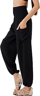 Boho Pants for Women - Hippie Harem Pants Women - Womens Yoga Pants – Comfy Bohemian Flowy Hippie Clothes