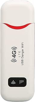 Tbest 4G Router with Sim Slot, Portable WiFi for 10 Users, High Speed Stable Signal, WPA WPA2 Encryption, White (Tbestfu5gpna6k9)