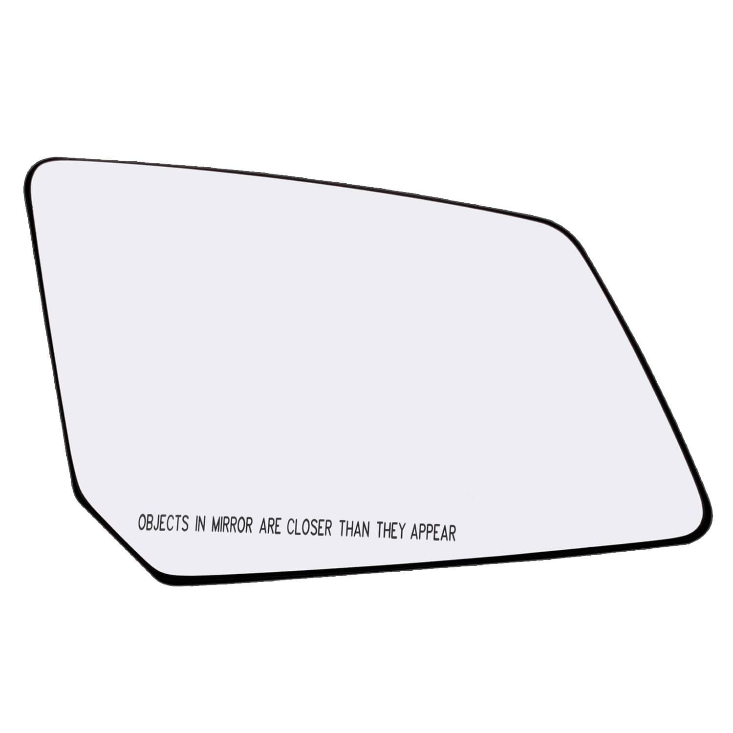 Passenger Side Mirror Glass Assembly With Plastic Backing Plate (Non-Heated) ...