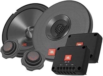 Club 602CTP 2-Way Car audio System - 210 Watt Component Car Speaker Set with 165mm Woofers, Tweeters and Crossovers