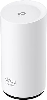 Deco 7 BE25 BE5000 Dual-Band Wi-Fi 7 Mesh Extender – Up to 2,800 sq. ft., Dual 2.5G PoE+ Ports, IP65 Waterproof, MLO, Multiple Mounting Options, Secure by Design, 1-Pack