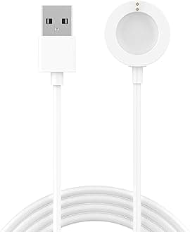 Compatible with Citizen CZ Smart Watch Charger, 3.3ft Rapid Charing Cable Magnetic Charger Dock for Citizen CZ Smartwatch (White)