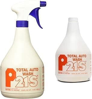 P21S 13001B Auto Wash W/Sprayer, 1000 ml, White & 13001R Auto Wash Refill, 1000 ml