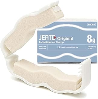 Original Incontinence Clip - Lightweight and Comfortable Clip for Male Incontinence - 8g, Replaceable Pillow (3 Adjustable Sizes Included)