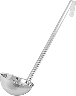 Prime One Piece Stainless Steel Ladle, NSF Listed, 8 Ounce