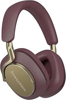 Bowers & Wilkins Limited Edition Px8 Over-Ear Bluetooth Headphones, Advanced Active Noise Cancellation Wireless Headphones, Luxurious Materials, 30-Hr Battery Life, 15-Min Charging, Royal Burgundy