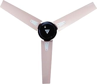 Superfan Super myQ 1200 mm Smart BLDC Ceiling Fan with In-Built Mic | Direct Voice Command in Any Language | Custom Wake Word | 260 CMM | 35W | 5 Year Warranty | Onyx Blush