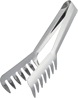 1 Piece Pasta Serving Tong Food Tongs Stainless Steel Spaghetti Tongs for Spaghetti Baking Kitchen Cooking Tools