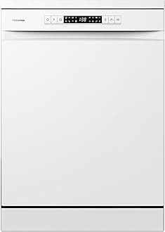 Hisense HS622E90WUK Freestanding Standard Dishwasher 85cm High - E Rated, White, 24 x 23 x 33 inches (L x W x H) [Energy Class E]