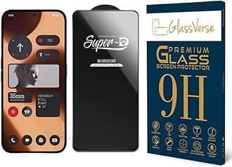 Toughened Oleophobic Tempered Glass For Nothing Phone 2a Plus (PACK OF 1) with Free Installation Kit Full screen Coverage - 6.7 inch