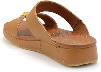 1018 Arabic Sandals for Men - Traditional Leather Men Sandals - Anti Slippery Mens Sandals - Open-Toe Leather Sandals for Men