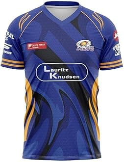 GenericNew Mum IND Plain Blue Cricket Jersey 2025/26 for (Kids & Mens) Home