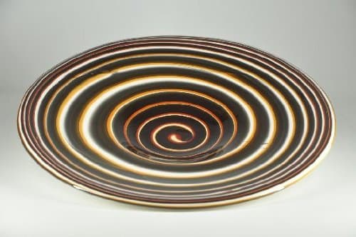 Large Flat, Designer, Bowl, Plate, Unique, Hand Made