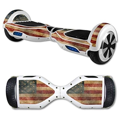 Protective Vinyl Skin Decal for Self Balancing Scooter Hoverboard mini hover 2 wheel unicycle wrap cover sticker Vintage Flag - (DECAL ONLY)