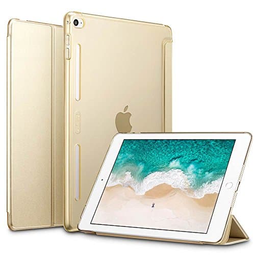 ESR Case for The iPad Mini 4, [Corner/Bumper Protection] Smart Cover Case with Soft TPU Bumper and Auto Wake/Sleep Function Compatible for iPad Mini 4 2015 Version (Champagne Gold)