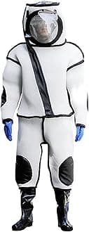 Wasps Protective Clothing, Hornet Clothing，Fan Protective Onesie, Professional Protective Beekeeping Suit Thick Full Body Clothing with Shoes and Glove,Anti-Wasps, Breathability and Safety