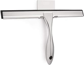 HIWARE All-Purpose Shower Squeegee for Shower Doors, Bathroom, Window and Car Glass -Plastic, Set of 3