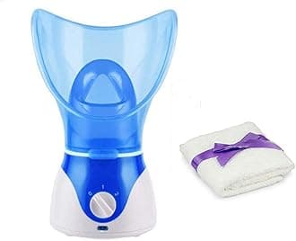 Facial Steamer Professional Steam Inhaler Facial Sauna Spa for Face Mask Moisturizer - Sinus with Aromatherapy Diffuser Skin Care