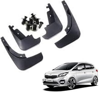 Autokaar OE Type/Box Type Car Mud Flap for Kia Carens, Black
