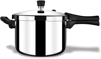 Triply Stainless Steel Xpress Pressure Cooker Outer Lid Lean, 9243,3.3L, Silver