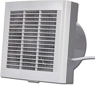 Industrial Commercial Extractor Exhaust Fan Exhaust Fan TwoWay Remote Control Bathroom Wall Ventilating Fan Round (Size : 1)