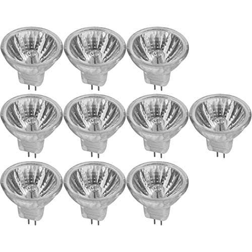 10 x Halogen Reflector Lights, Cold Light Emitter, MR11 G4 10W 10 Watt 12 V