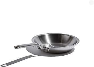 Heritage SteelEater x 8.5 Inch Frying Pan | Made in USA | 5-Ply Fully Clad Stainless Steel Pan | Stay Cool Handle Design | Induction Pan | Non-Toxic Pan | Egg Pan for Cooking | Cook like an Eater