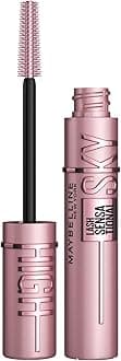 Maybelline New York Mascara, Volumizing & Lengthening Mascara, Washable Flake-Free Formula With Bamboo Extract & Fibres, Lash Sensational Sky High, Black
