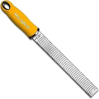 Microplane 46620 MP-0614 Grater Premium Series Cheese, Ginger, Garlic, Almond, Chocolate, Onions, Yellow